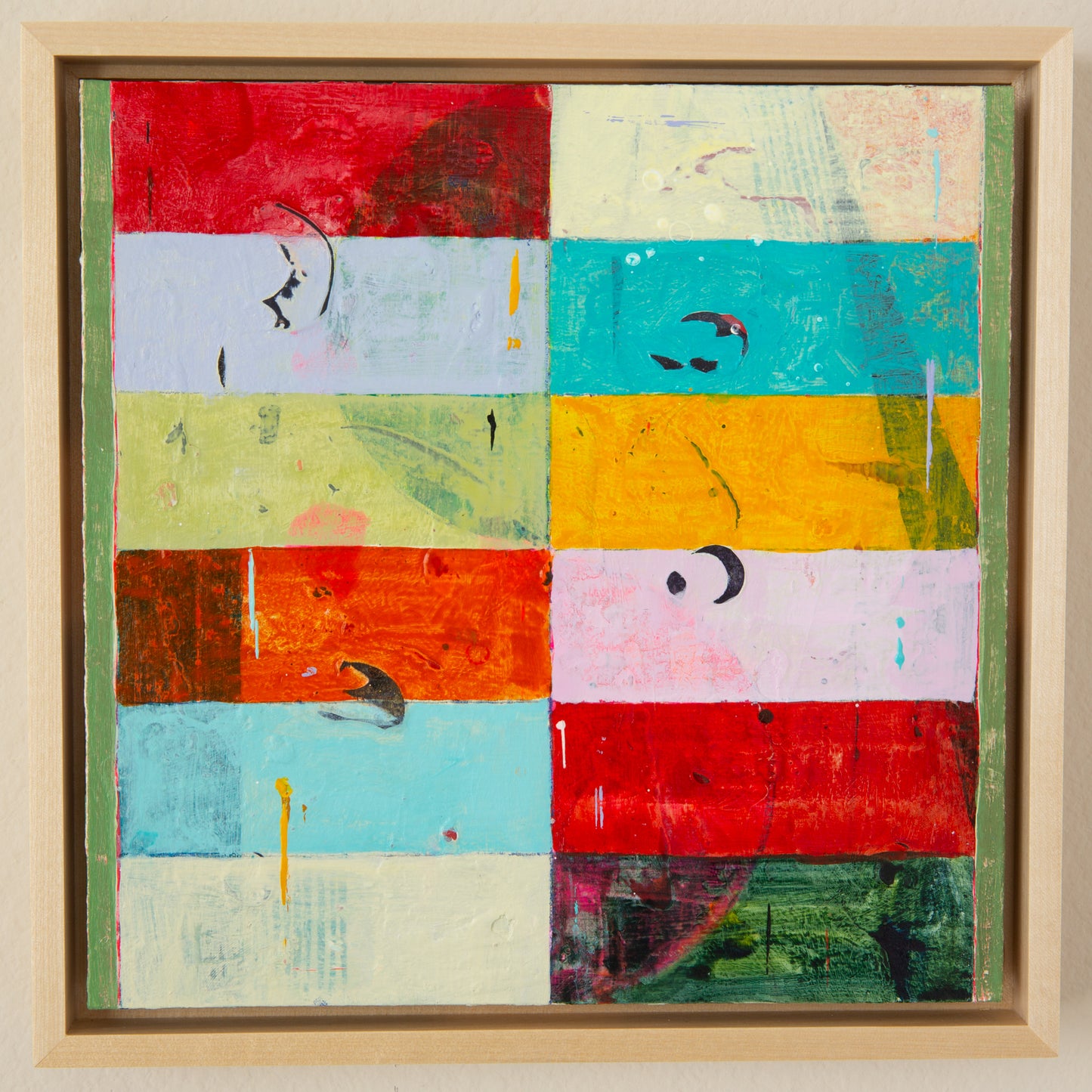 “The Dancing Moon” 8 x 8 in.