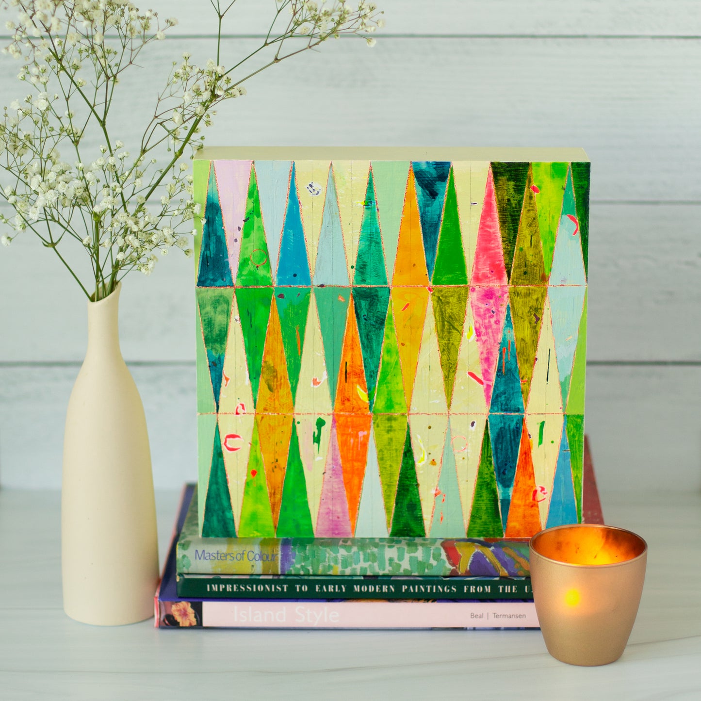 “Rumi’s Garden” 10 x 10 in.
