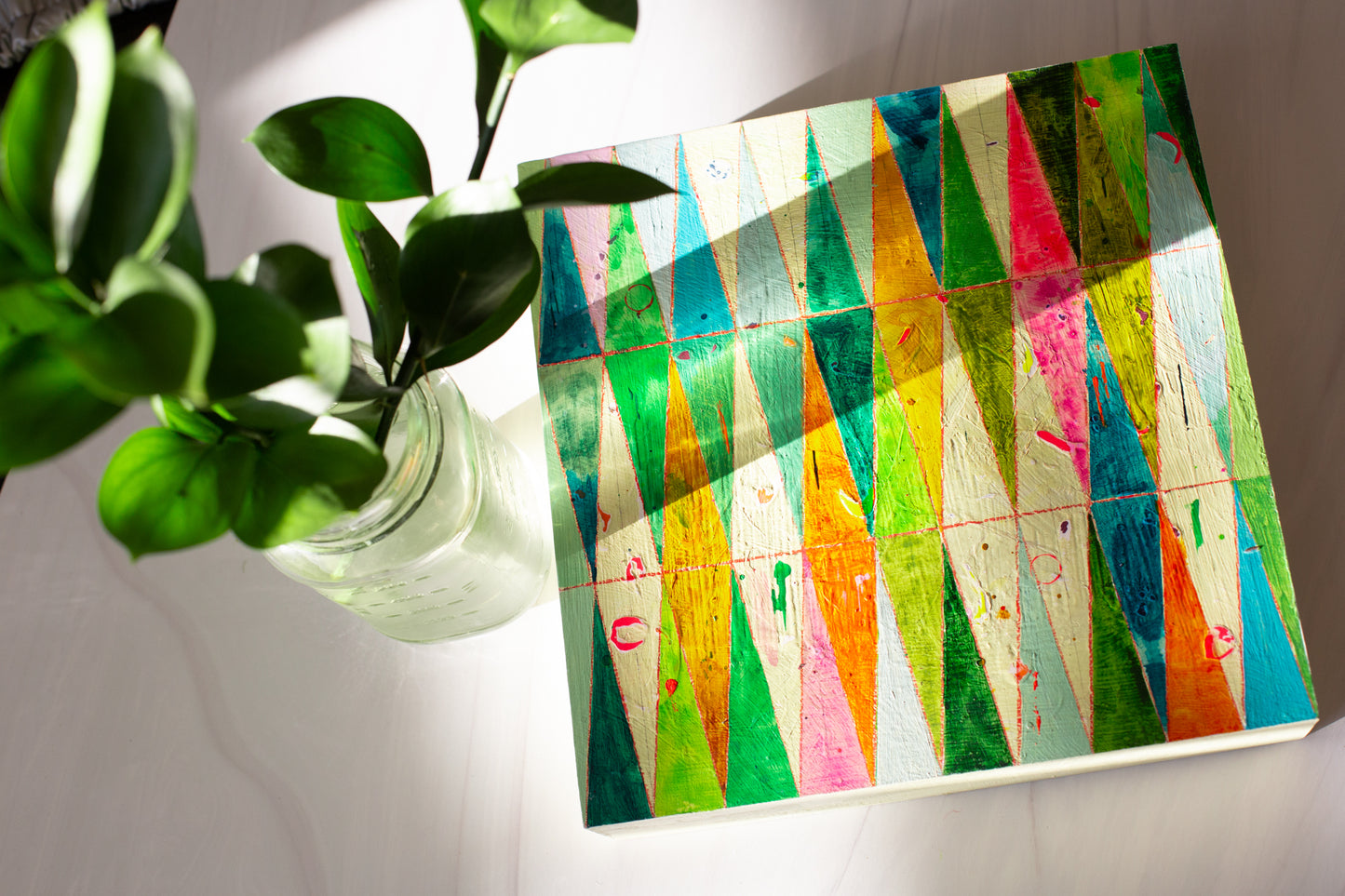 “Rumi’s Garden” 10 x 10 in.