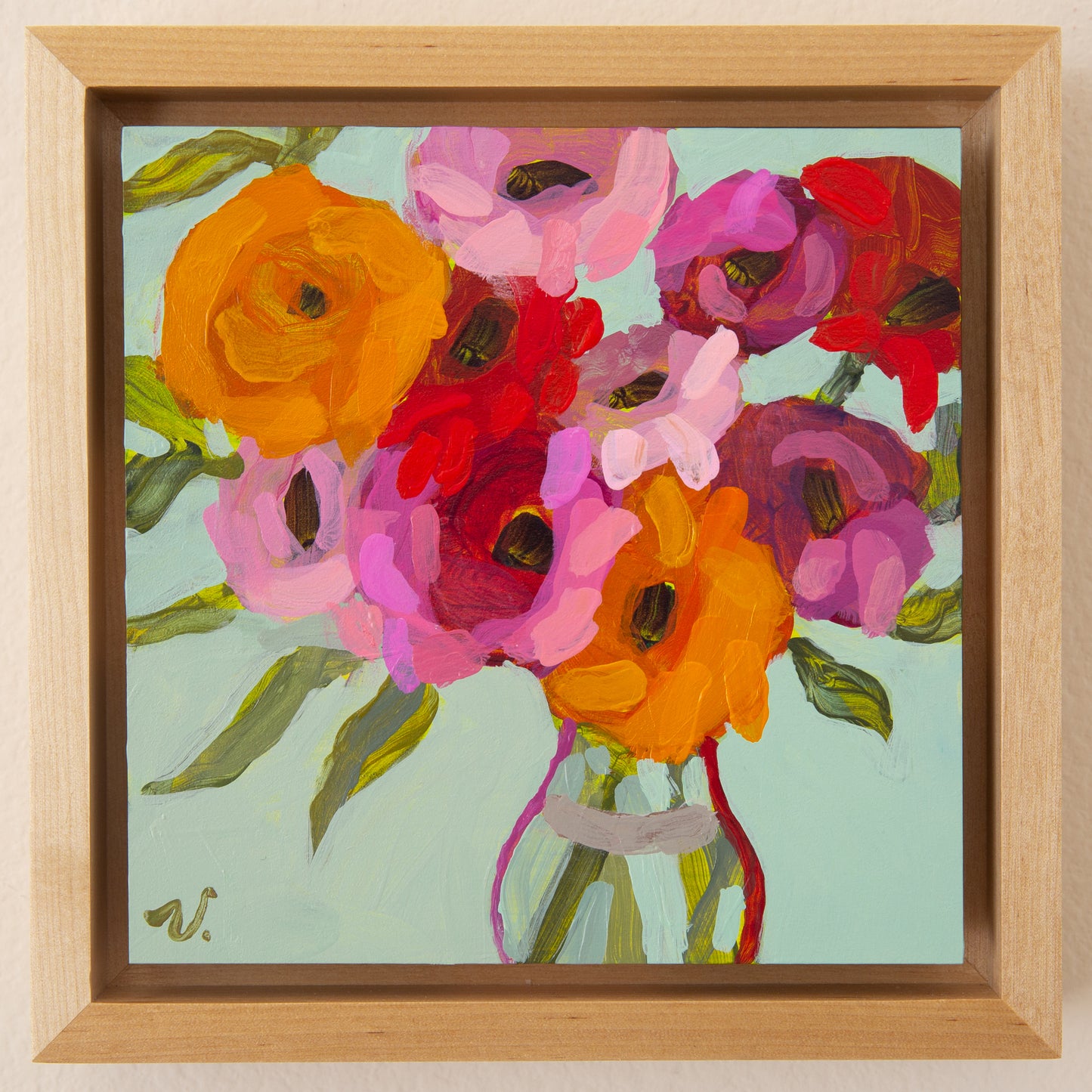 “The Friendliest Flower” 6 x 6 in.
