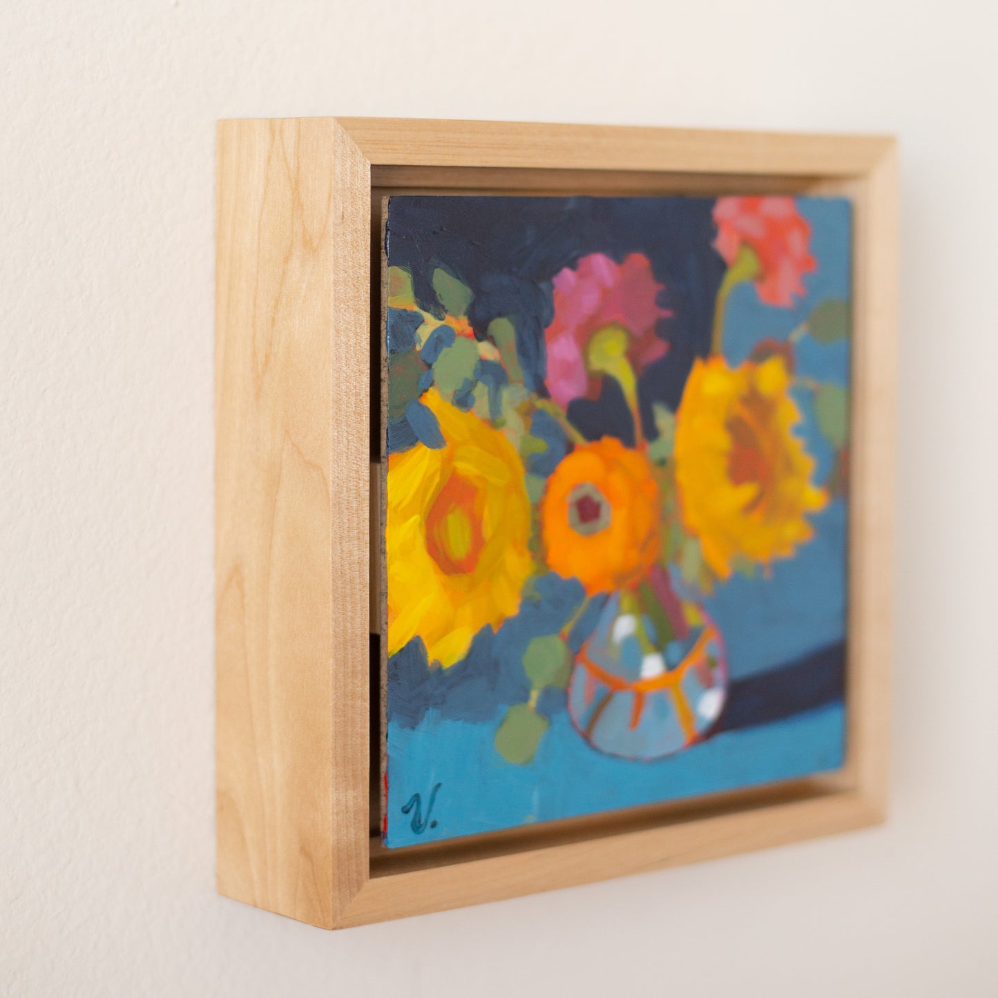 “In Beauty I Walk” 6 x 6 in.