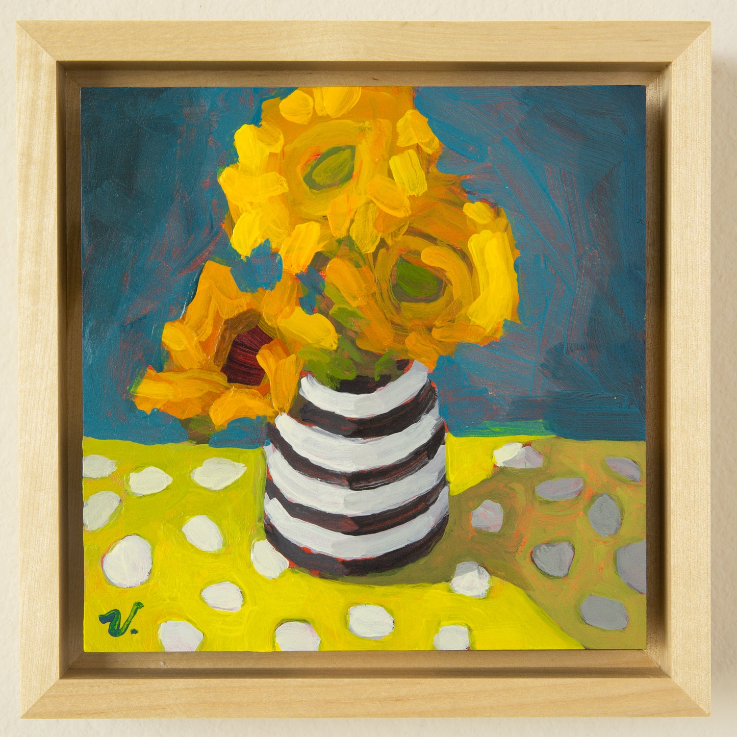 “On the Dot” 6 x 6 in.