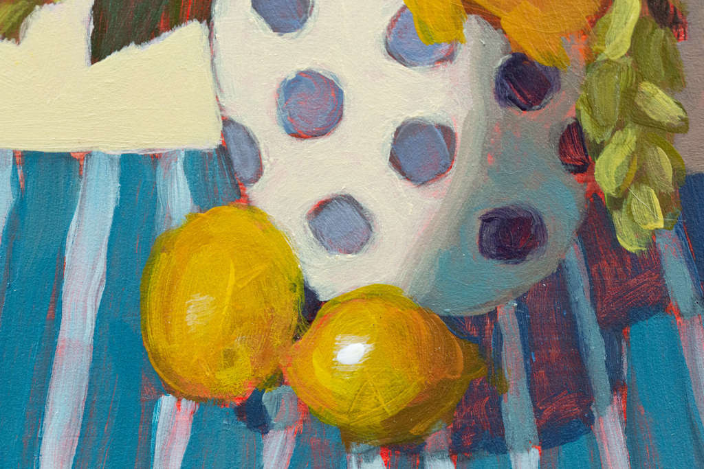 "Blue Dots"  6 x 6 in.