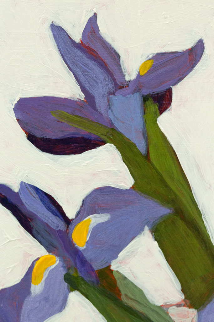"June Trembled Like a Butterfly" 9 x 9 in.