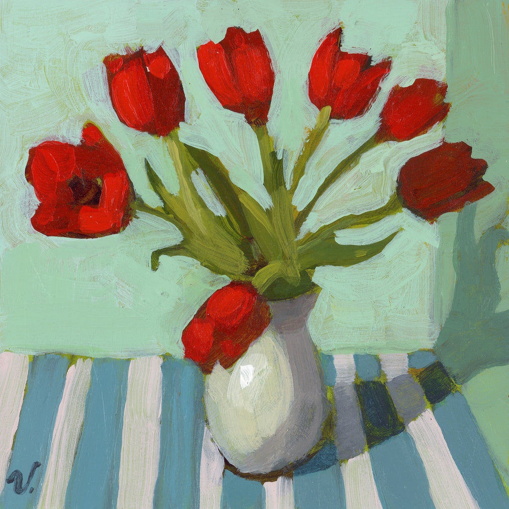 "Red Like Spice" 6 x 6 in.