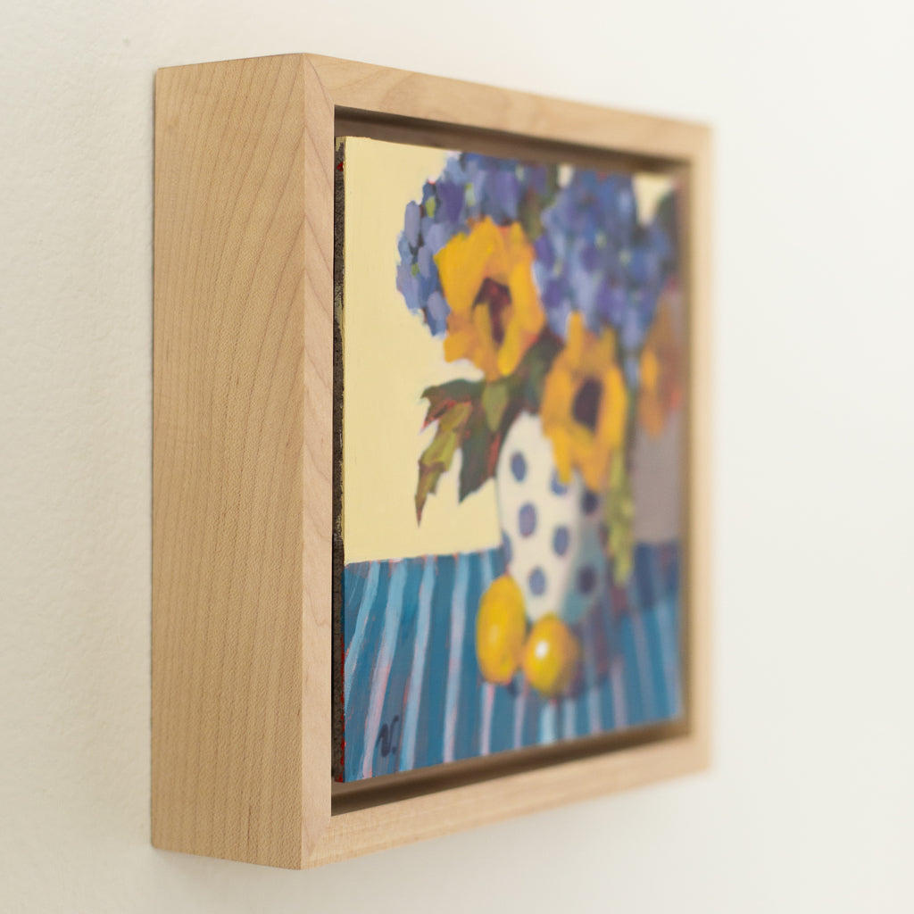 "Blue Dots"  6 x 6 in.