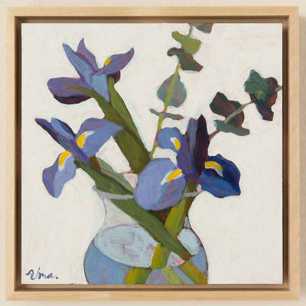 "June Trembled Like a Butterfly" 9 x 9 in.