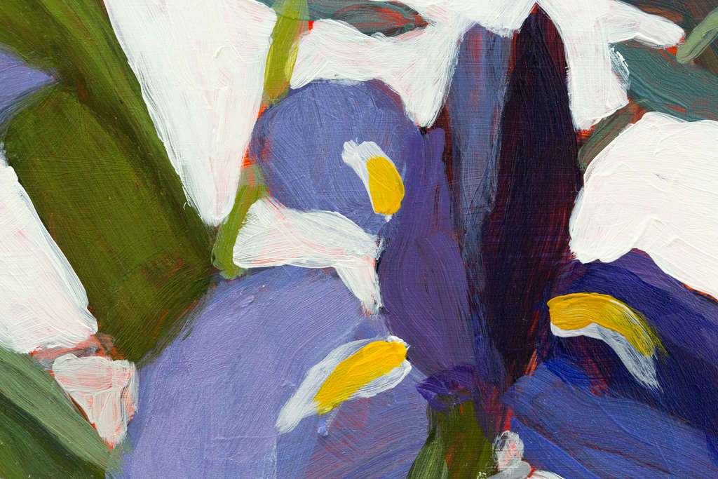 "June Trembled Like a Butterfly" 9 x 9 in.