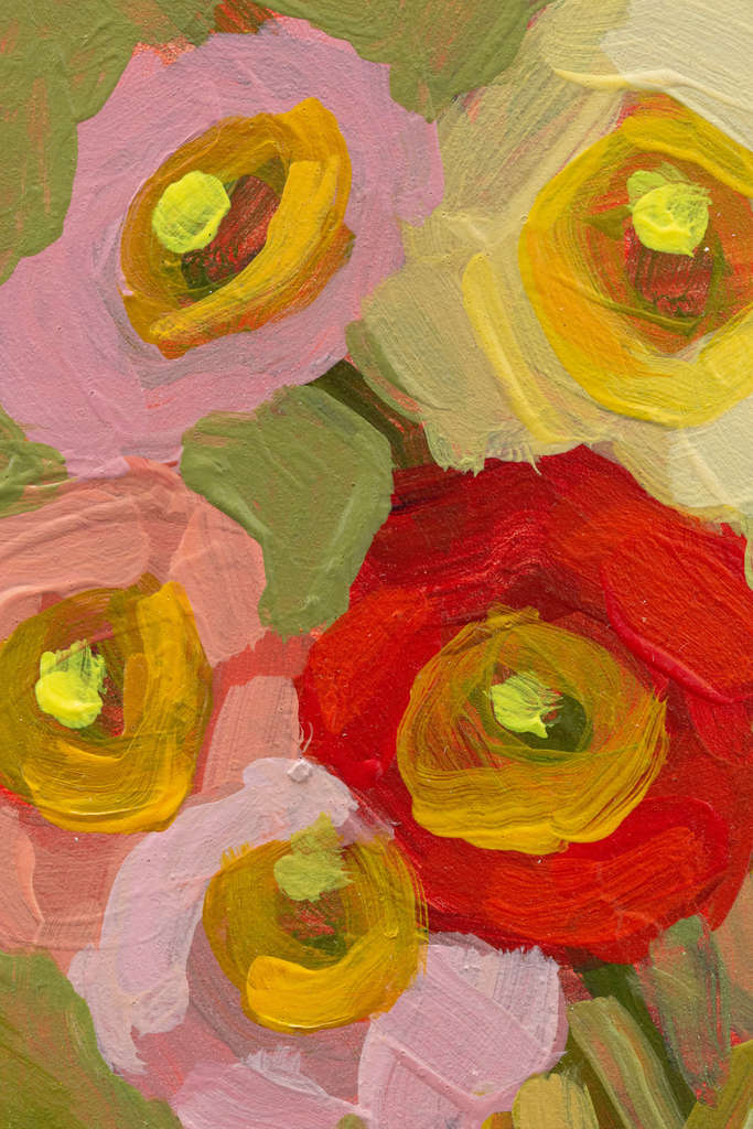 "Choir of Poppies" 6 x 6 in.