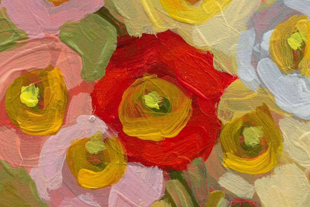 "Choir of Poppies" 6 x 6 in.