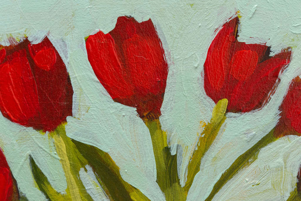"Red Like Spice" 6 x 6 in.