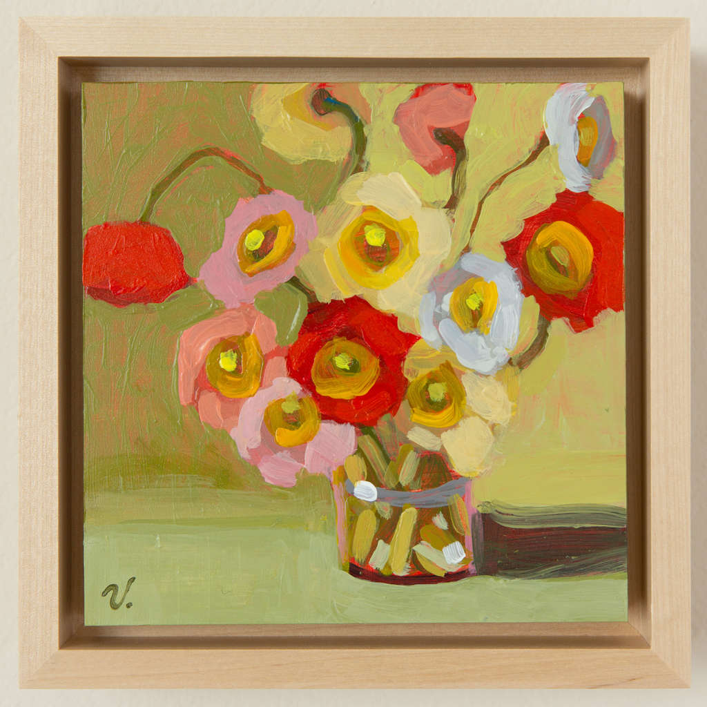 "Choir of Poppies" 6 x 6 in.