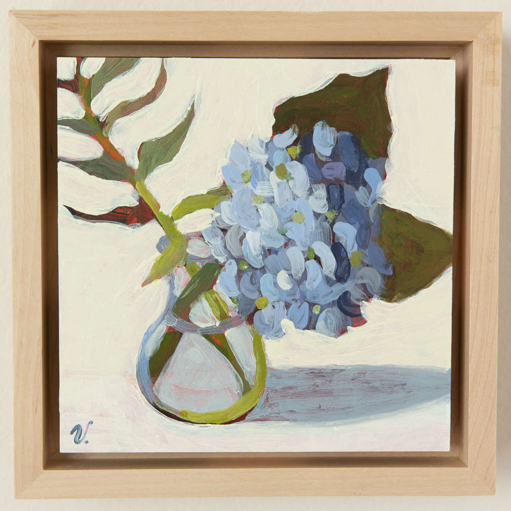 "Light Blue is Like a Flute"  6 x 6 in.