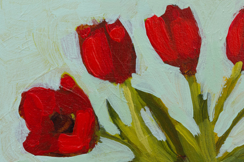 "Red Like Spice" 6 x 6 in.