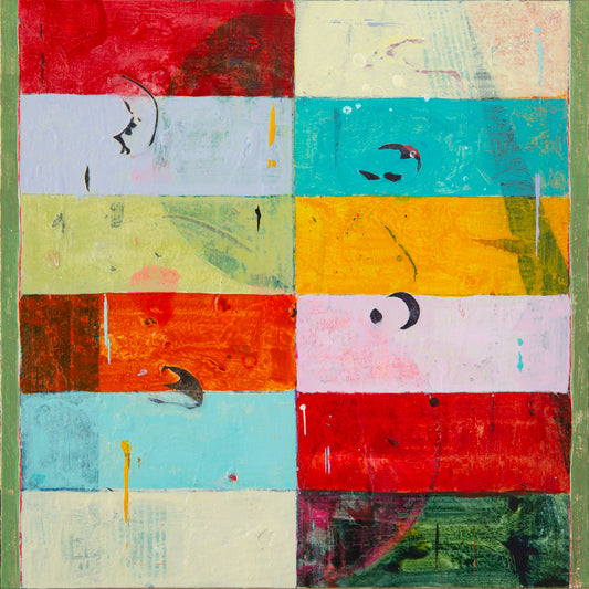 “The Dancing Moon” 8 x 8 in.