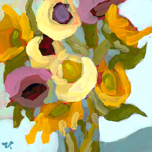 “Summer Sunnies” 6 x 6 in.