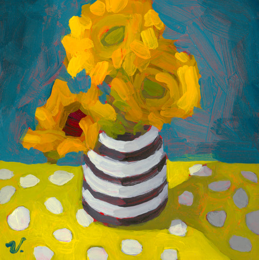 “On the Dot” 6 x 6 in.