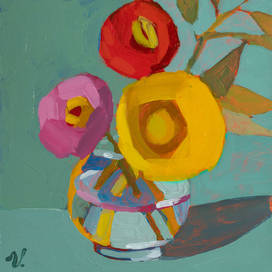 "Light and Joy and Peace"  6 x 6 in.