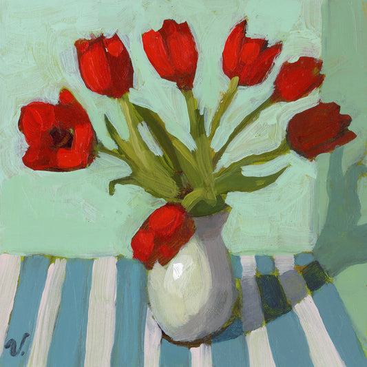 "Red Like Spice"  6 x 6 in.