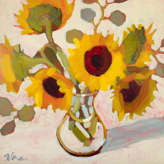 "Hello, Sun in my Face"  12 x 12 in.